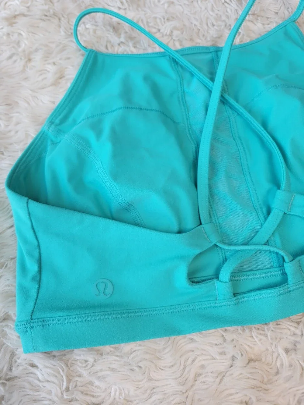Lululemon Shoreline Bikini Top Eucalyptus Size XS 0-2